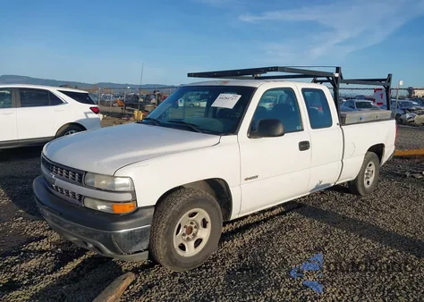 2002 Chevrolet Silverado 1500 из США, поврежденный, VIN 2GCEC19XX21100598